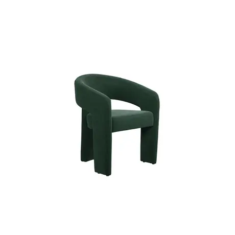 Buy Alba Forest Green Dining Chair | Modern Velvet Dining Seating, 3 from Furnituretta