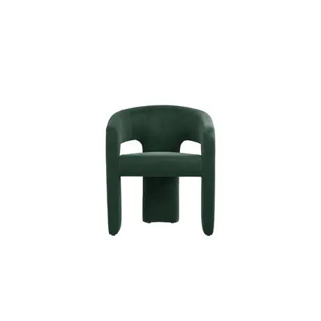 Buy Alba Forest Green Dining Chair | Modern Velvet Dining Seating, 2 from Furnituretta