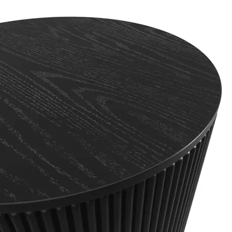 Buy Eden Black Coffee Table | Contemporary Round Table, 3 from Furnituretta