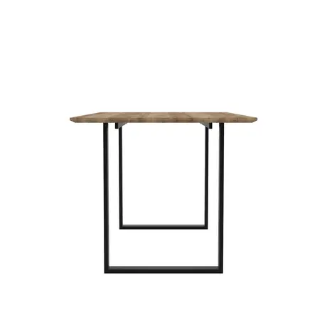 Buy Antibes Russet & Black Dining Table | Modern 6‑Seater Tables, 5 from Furnituretta