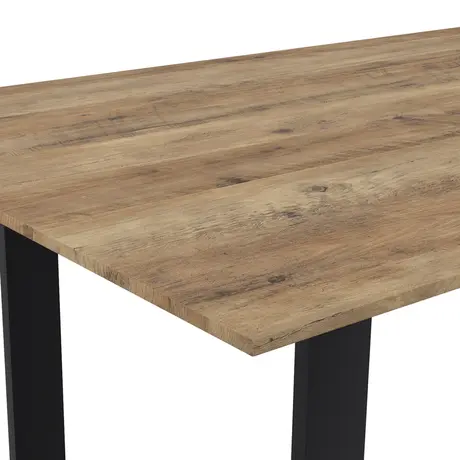 Buy Antibes Russet & Black Dining Table | Modern 6‑Seater Tables, 6 from Furnituretta