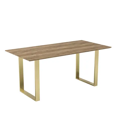 Buy Antibes Russet & Gold Dining Table | Modern 6‑Seater Tables, 3 from Furnituretta