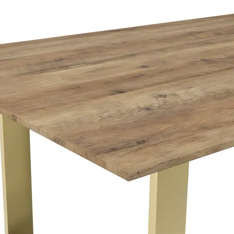Buy Antibes Russet & Gold Dining Table | Modern 6‑Seater Tables, 6 from Furnituretta