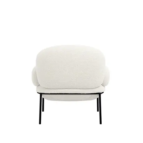 Buy Avery Ivory Chair | Contemporary Sherpa Armchair, 5 from Furnituretta