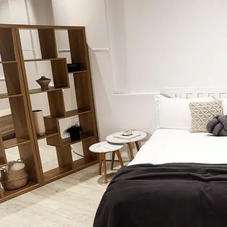 Buy Quebec Shelving Unit | Slim Oak Bookcase, 4 from Furnituretta