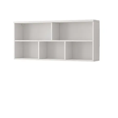 Buy Omega OM-09 Wall Shelf 110cm, Colour: White Matt, Item Width: 110 from Furnituretta