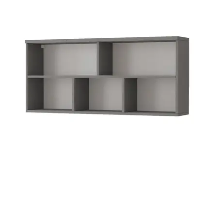 Buy Omega OM-09 Wall Shelf 110cm, Colour: Grey Matt, Item Width: 110 from Furnituretta