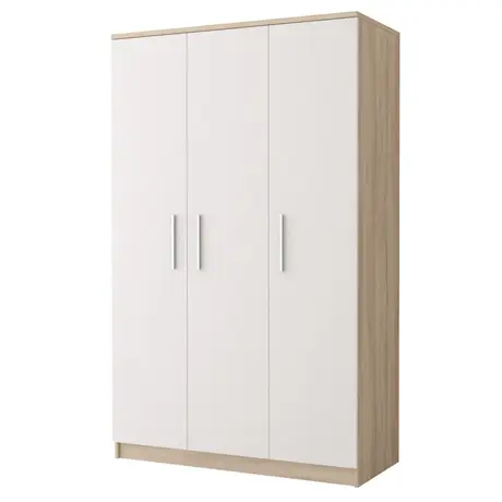 Buy Omega OM-19 Hinged Wardrobe 120cm, Colour: White Matt, Carcass: White Matt, Item Width: 120, 4 from Furnituretta