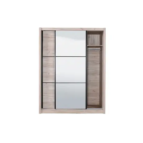 Buy Vale Sliding Door Wardrobe - Oak Effect, 2 from Furnituretta