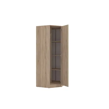 Buy Melrose Corner Wardrobe – Sonoma Oak Effect, 7 from Furnituretta
