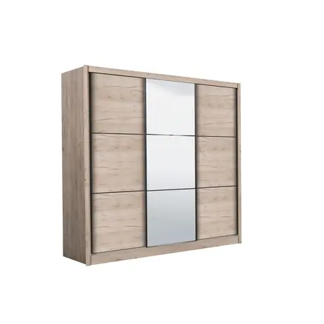 Buy Vale Oak Effect Sliding Door Wardrobe, 11 from Furnituretta