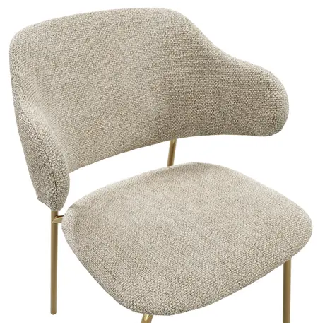 Buy Dorchester Wheat and Gold Dining Chair (2 Pack), 6 from Furnituretta