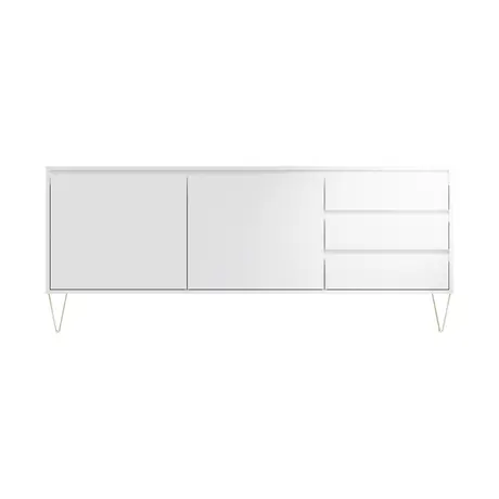 Buy Inspired Living: Monaco 2-Door 3-Drawer Cabinet in White, 2 from Furnituretta
