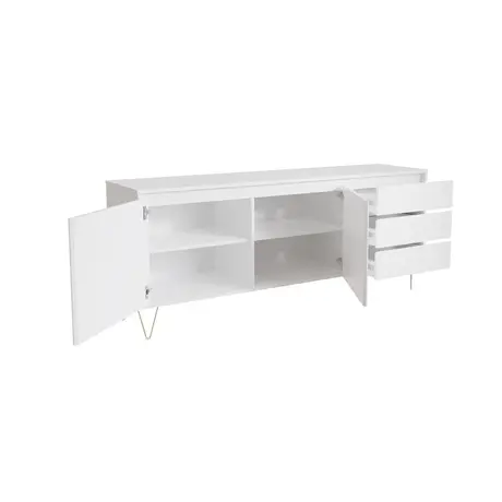 Buy Inspired Living: Monaco 2-Door 3-Drawer Cabinet in White, 4 from Furnituretta