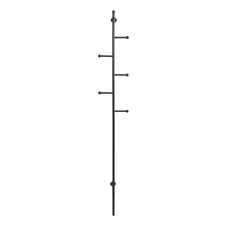 Buy Aspen Black Wall‑Mounted Vertical Coat Hanger, 2 from Furnituretta