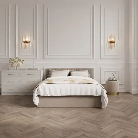 Buy Berlin Beige Velvet Ottoman Storage Super King Bed, Colour: Beige, Bed Size: Super King (6ft) from Furnituretta