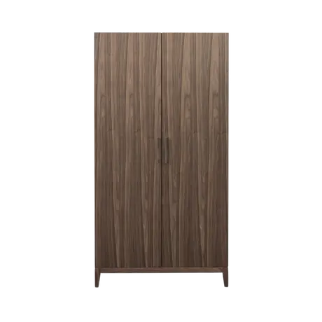 Buy Calla Walnut Double Wardrobe with Hanging Rails from Furnituretta