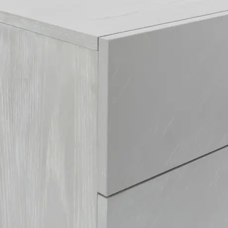 Buy Lilly Grey Oak 4‑Drawer Chest with Bronze Details, 5 from Furnituretta