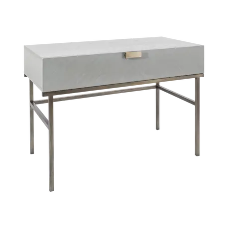 Buy Lilly Grey Oak Dressing Table with Bronze Frame, 4 from Furnituretta