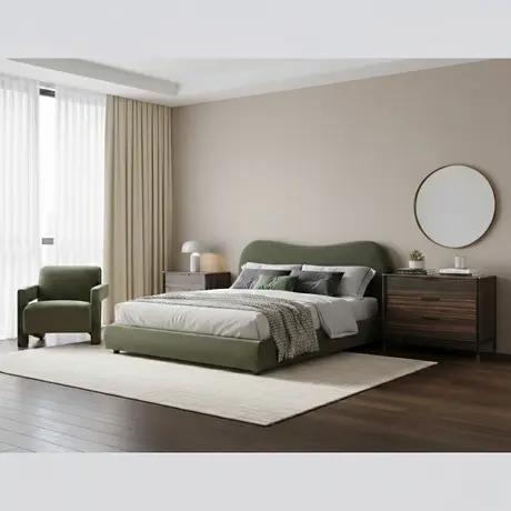 Buy Bali Ebony 3‑Drawer Chest with Brass‑Capped Feet, 10 from Furnituretta