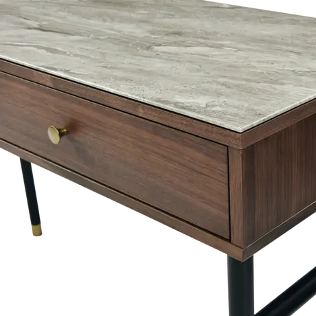 Buy Willow Dressing Table with Marble‑Effect Top, 6 from Furnituretta