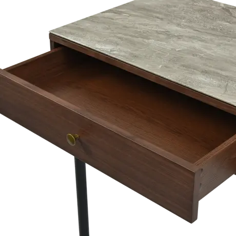 Buy Willow Dressing Table with Marble‑Effect Top, 4 from Furnituretta