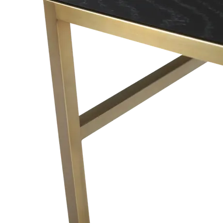 Buy Tulip Dressing Table in Black Oak with Brass Details, 6 from Furnituretta