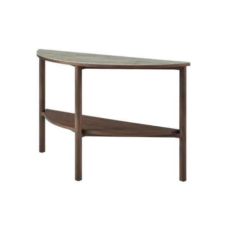 Buy Willow Curved Console with Marble‑Effect Top, 3 from Furnituretta