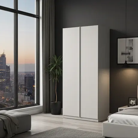 Buy Albion Wardrobe in Stone Finish, 2 from Furnituretta