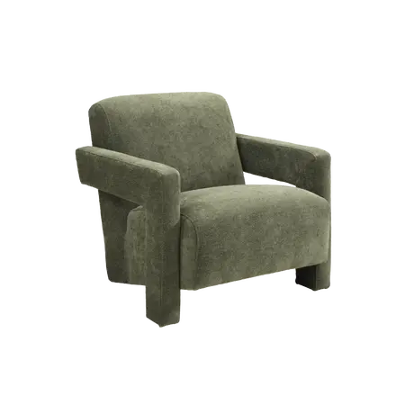 Buy Apex Angular Armchair in Soft Weave Olive Fabric, Colour: Soft Weave Olive from Furnituretta