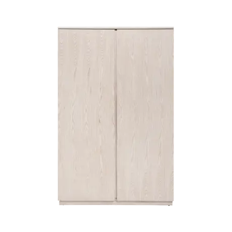 Buy Whisper Wardrobe in White‑Washed Oak Finish from Furnituretta