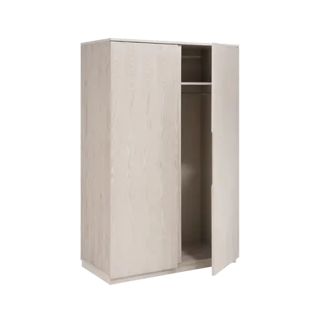 Buy Whisper Wardrobe in White‑Washed Oak Finish, 2 from Furnituretta