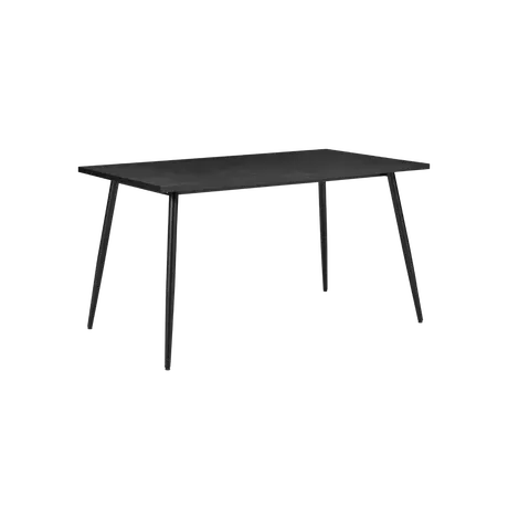 Buy Horizon Medium Dining Table in Black Woodgrain Finish, Colour: Black, 4 from Furnituretta