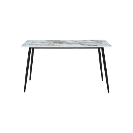 Buy Horizon Medium Rectangular Dining Table in Marble‑Effect from Furnituretta