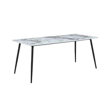Buy Horizon Large Dining Table in Pandora Marble‑Effect Finish, Colour: Pandora, 3 from Furnituretta