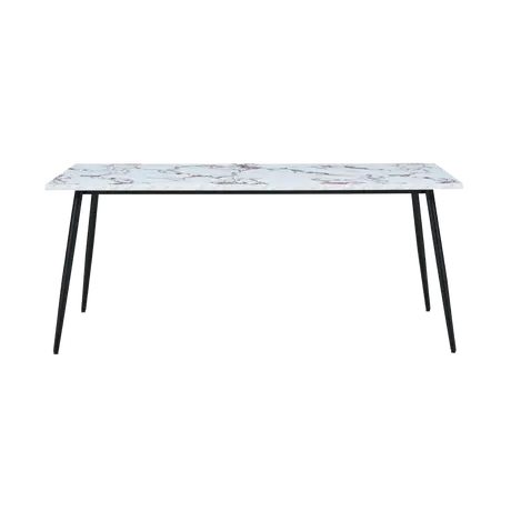 Buy Horizon Large Dining Table in Violetta Marble‑Effect Finish, Colour: Violetta from Furnituretta