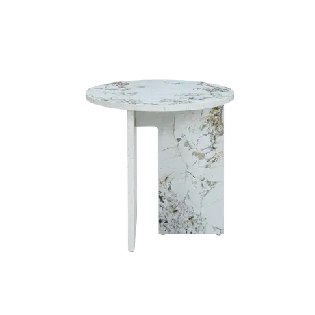 Buy Aura Side Table in Pandora Marble‑Effect Finish from Furnituretta