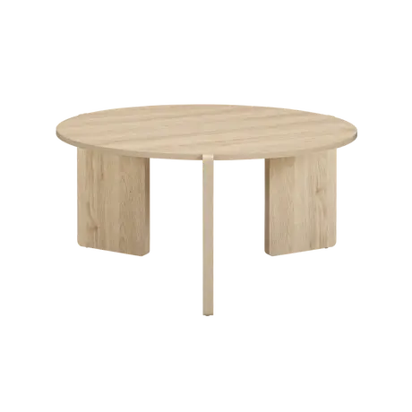Buy Halo Coffee Table in Oak Woodgrain Finish, Colour: Oak, 3 from Furnituretta