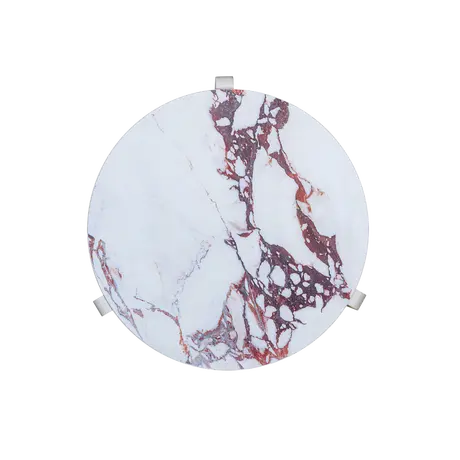 Buy Halo Side Table with Marble‑Effect Round Top, 3 from Furnituretta