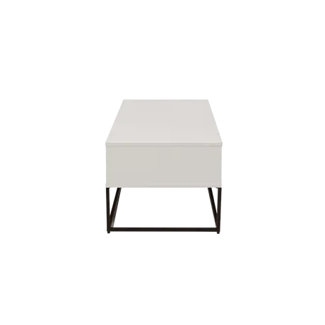 Buy Albion TV Unit in Stone Finish with Black Steel Frame, 4 from Furnituretta