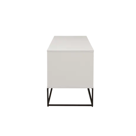 Buy Albion Sideboard in Stone Finish with Black Steel Legs, 5 from Furnituretta