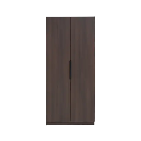 Buy Luna 2 Door Wardrobe in Espresso Woodgrain Finish, Colour: Espresso from Furnituretta