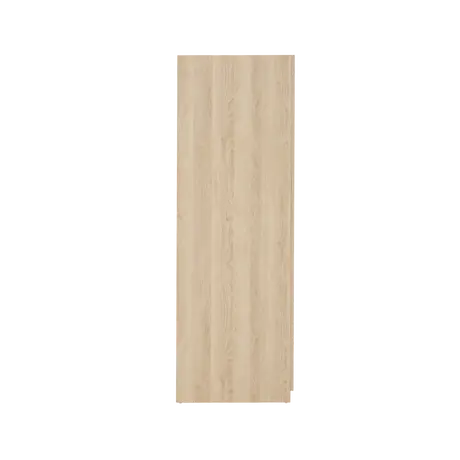 Buy Luna 2 Door Wardrobe in Oak Woodgrain Finish, Colour: Oak, 6 from Furnituretta
