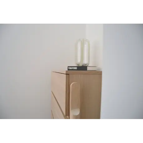 Buy Whisper Chest in White‑Washed Oak with Three Drawers, 6 from Furnituretta