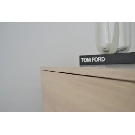 Buy Whisper Chest in White‑Washed Oak with Three Drawers, 7 from Furnituretta