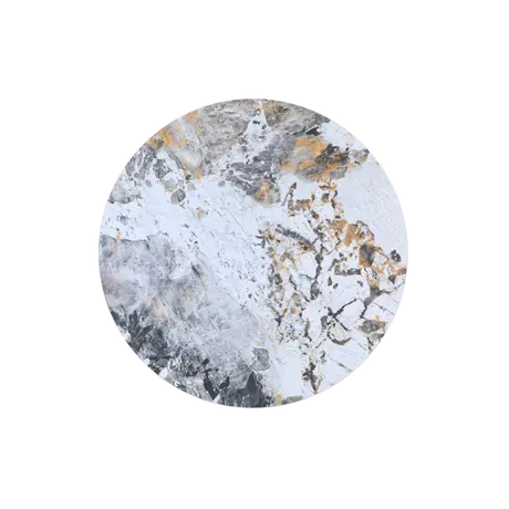 Buy Arco Round Side Table in Pandora Marble‑Effect, Colour: Pandora, 5 from Furnituretta