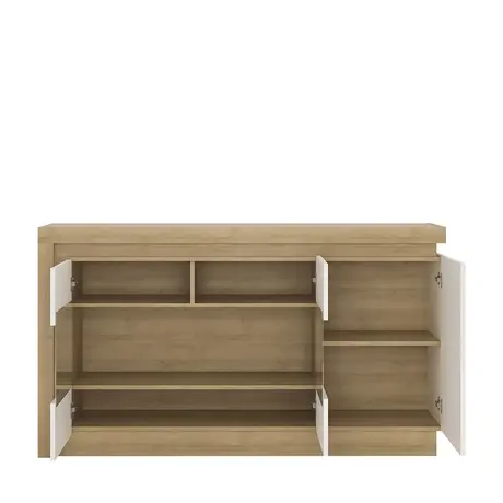 Buy Modern Elegance: Lyon Oak & White Sideboard, 2 from Furnituretta