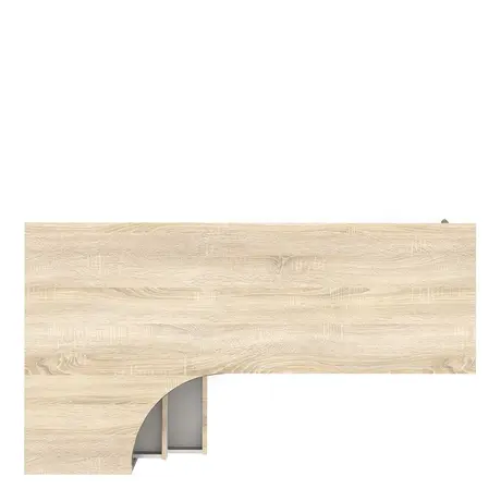 Buy Scandinavian-Inspired Oslo Desk in White and Oak, 6 from Furnituretta