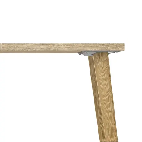 Buy Scandinavian-Inspired Oslo Desk in White and Oak, 8 from Furnituretta