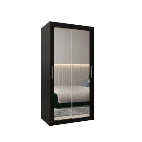 Buy Tokyo III Sliding Door Wardrobe 100cm, Colour: Oak Artisan, Item Width: 100, 9 from Furnituretta